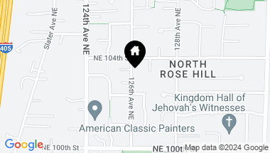 Map of 10304 126th Avenue NE, Kirkland WA, 98033