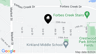 Map of 317 20th Avenue, Kirkland WA, 98033