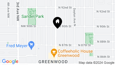 Map of 8750 Greenwood Avenue N #S406, Seattle WA, 98103