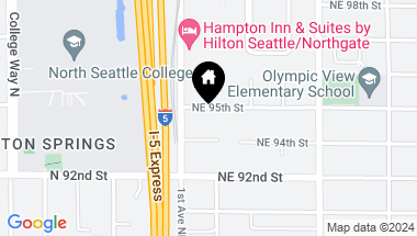 Map of 9416 1st Avenue NE #108, Seattle WA, 98115