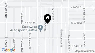 Map of 9548 Phinney Avenue N, Seattle WA, 98103