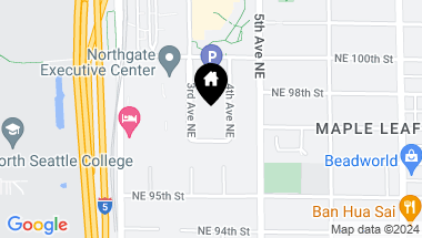 Map of 9714 3rd Avenue NE, Seattle WA, 98115