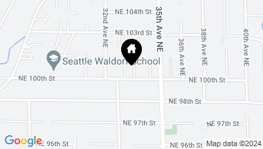 Map of 3236 NE 100th Street , -7847, Seattle WA, 98125