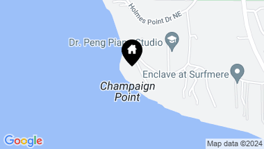 Map of 11037 Champagne Point Road NE, Kirkland WA, 98034