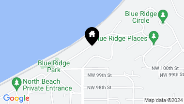Map of 2355 NW Blue Ridge Drive, Seattle WA, 98177