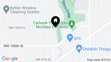Map of 10064 8th Avenue NW, Seattle WA, 98177