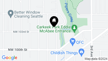 Map of 10303 8th Avenue Avenue NW, Seattle WA, 98177