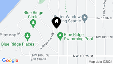 Map of 10305 15th Avenue NW, Seattle WA, 98177