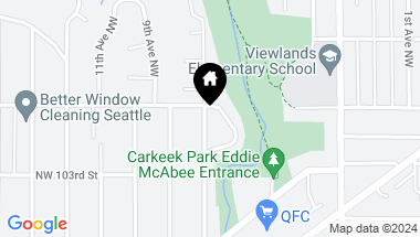 Map of 10430 8th Avenue NW, Seattle WA, 98177
