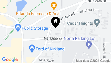 Map of 12726 NE 120th Street #K-8, Kirkland WA, 98034