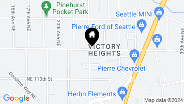Map of 11360 23rd Avenue NE, Seattle WA, 98125