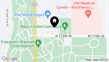 Map of 11550 Stone Avenue N #204, Seattle WA, 98133