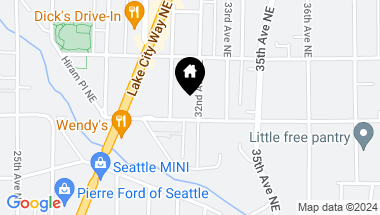 Map of 12011 32nd Avenue NE, Seattle WA, 98125