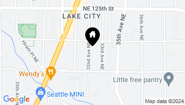 Map of 12032 32nd Avenue NE, Seattle WA, 98125