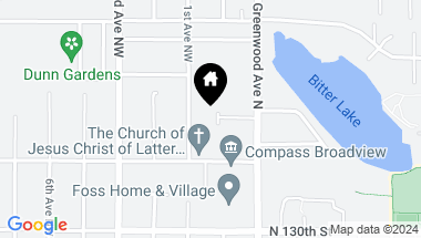 Map of 13329 Greenwood Avenue N #35, Seattle WA, 98133