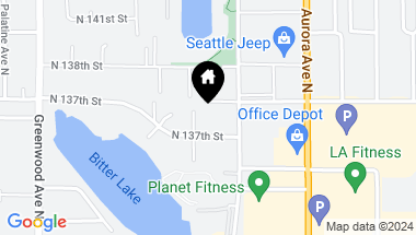 Map of 13717 Linden Avenue N #125, Seattle WA, 98133