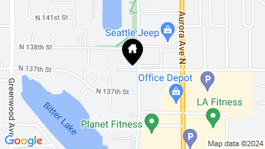 Map of 13717 Linden Avenue N #117, Seattle WA, 98133