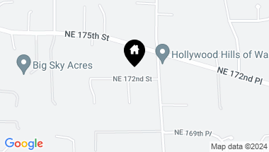 Map of 16220 NE 172nd Street, Woodinville WA, 98072