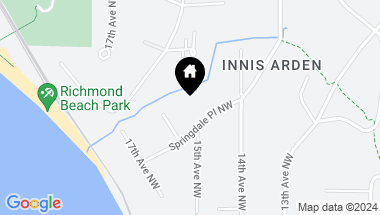 Map of 1446 NW Springdale Place, Shoreline WA, 98177