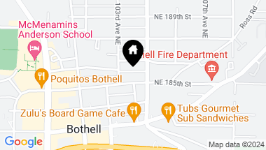 Map of 10322 NE 185th Street #E, Bothell WA, 98011