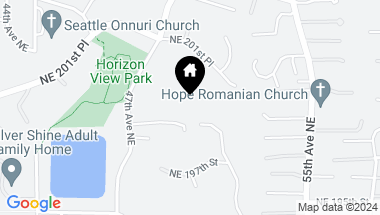 Map of 5399 NE 198th Place, Lake Forest Park WA, 98155