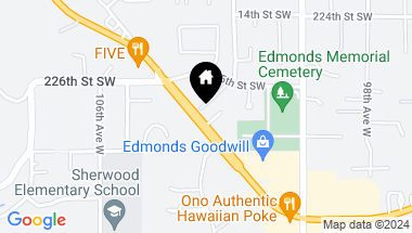 Map of 725 Edmonds Way, Edmonds WA, 98020