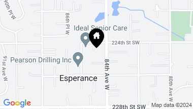 Map of 22425 85th Avenue W, Edmonds WA, 98026