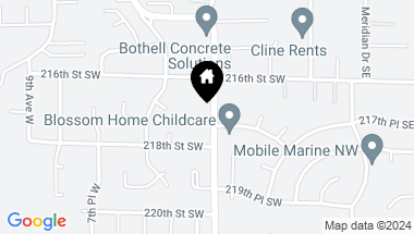 Map of 21704 4th Avenue W, Bothell WA, 98021
