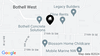 Map of 21509 4th Avenue W #A24, Bothell WA, 98021