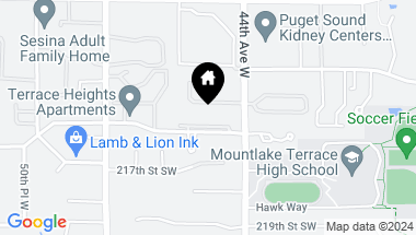 Map of 4411 216th Street SW #B, Mountlake Terrace WA, 98043