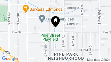 Map of 635 Pine Street, Edmonds WA, 98020