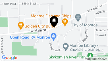 Map of 1022 W Main Street, Monroe WA, 98272
