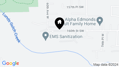 Map of 5912 160th Street SW, Edmonds WA, 98026