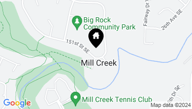 Map of 2025 151st Street SE, Mill Creek WA, 98012