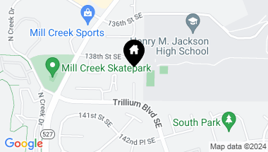 Map of 13900 14th Drive SE, Mill Creek WA, 98012