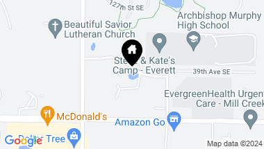 Map of 3712 129th Place SE, Everett WA, 98208