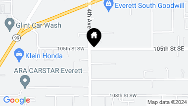 Map of 324 105th Street SW, Everett WA, 98204
