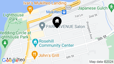 Map of 832 3rd Street, Mukilteo WA, 98275