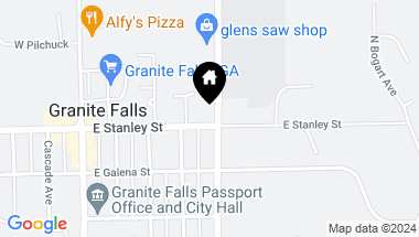 Map of 407 E Stanley Street, Granite Falls WA, 98252
