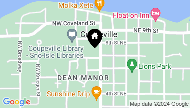 Map of 702 N Main Street, Coupeville WA, 98239