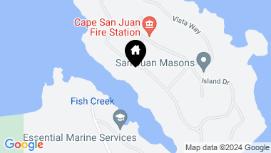 Map of 479 Cape Drive, San Juan Island WA, 98250