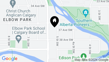 Map of 3801 5 Street SW, Calgary Alberta, T2S 2C6