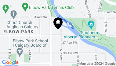Map of 3617 5 Street SW, Calgary Alberta, T2S 2C5