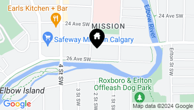 Map of 402, 228 26 Avenue SW Unit: 402, Calgary Alberta, T2S3C6