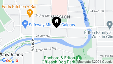Map of 1106, 225 25 Avenue SW Unit: 1106, Calgary Alberta, T2S 2V2
