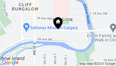 Map of 606, 225 25 Avenue SW Unit: 606, Calgary Alberta, T2S 2V2