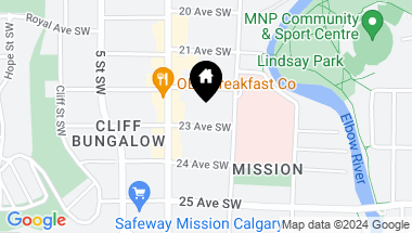 Map of 303, 320 23 Avenue SW Unit: 303, Calgary Alberta, T2S0J2