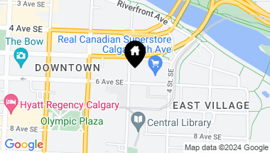 Map of 1003, 530 3 Street SE Unit: 1003, Calgary Alberta, T2G0G7