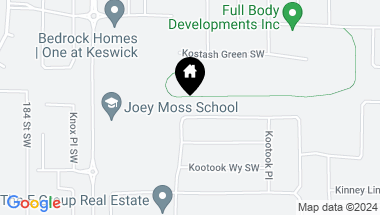 Map of 5547 KOOTOOK RD SW, Edmonton AB, T6W 1A5