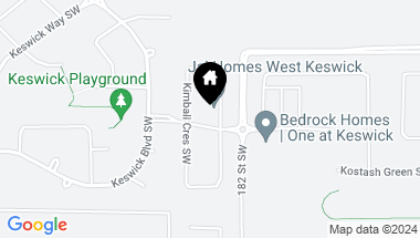Map of 5206 Kimball CR SW, Edmonton AB, T6W 4Z2